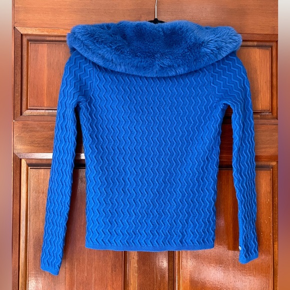 House of Sunny Peggy Cardigan Blue - Picture 2 of 14